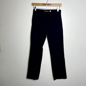 Betabrand Navy Straight Leg Dress Pant Yoga Pants